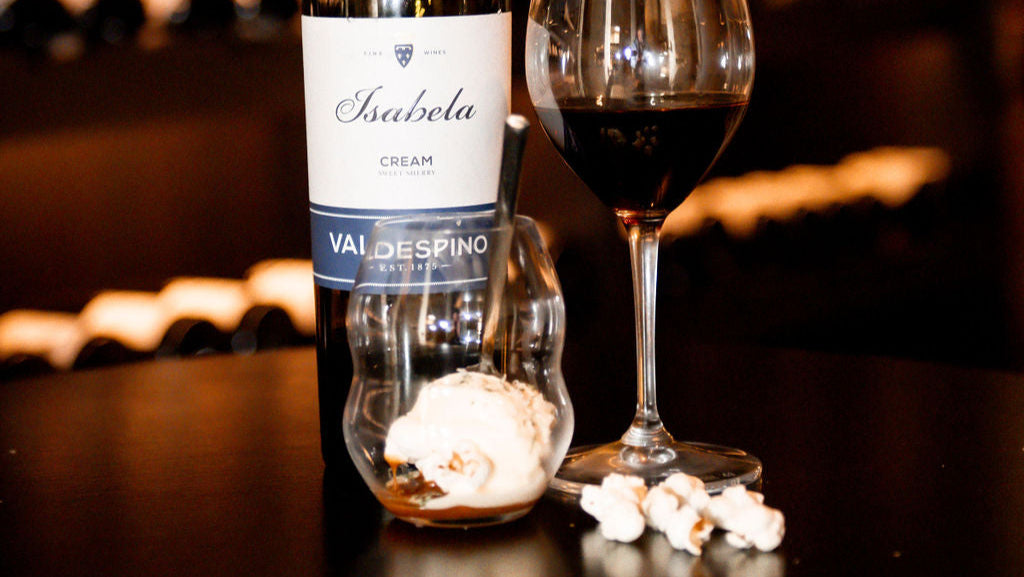 Gouden combi: manchego-ijs met cream sherry