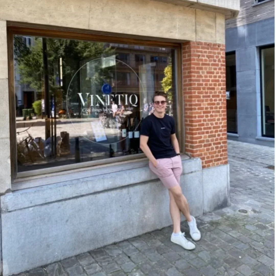 Een wijnfan in Antwerpen