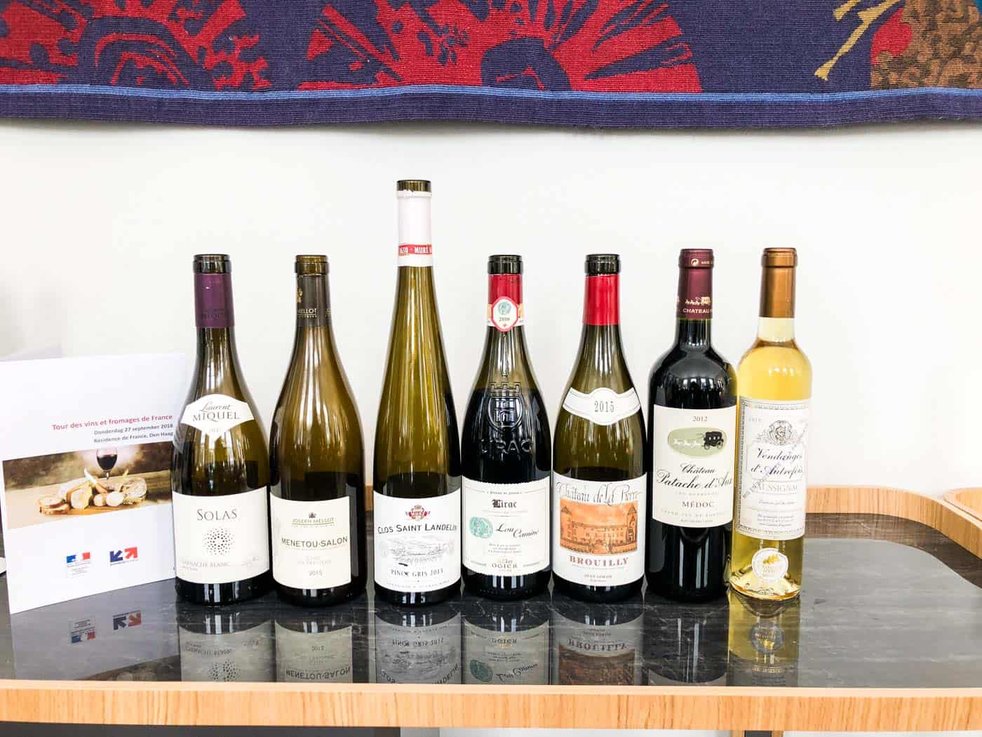 Tour de France: wijn en kaas op de Franse Ambassade