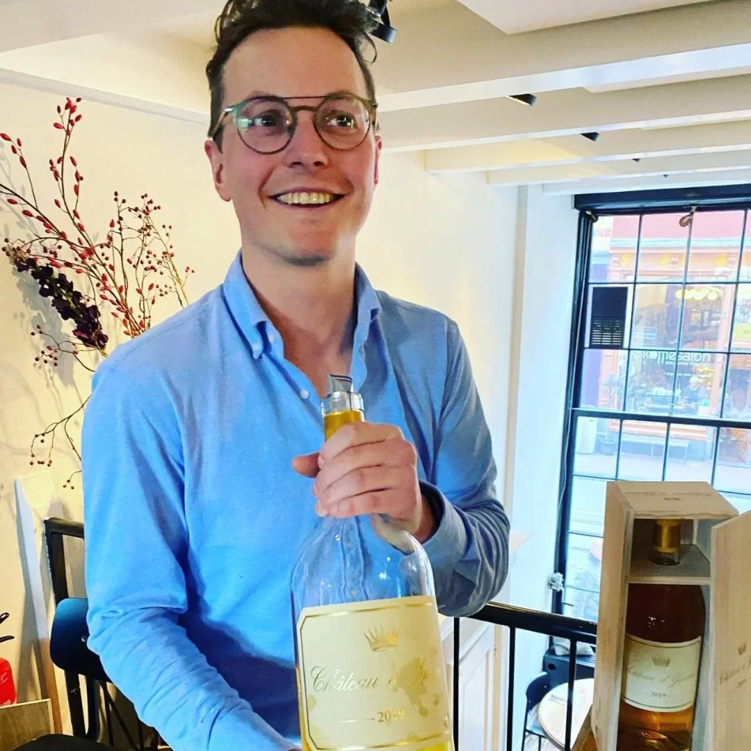 wijnproeverij chateau d'yquem bordeaux zoldering