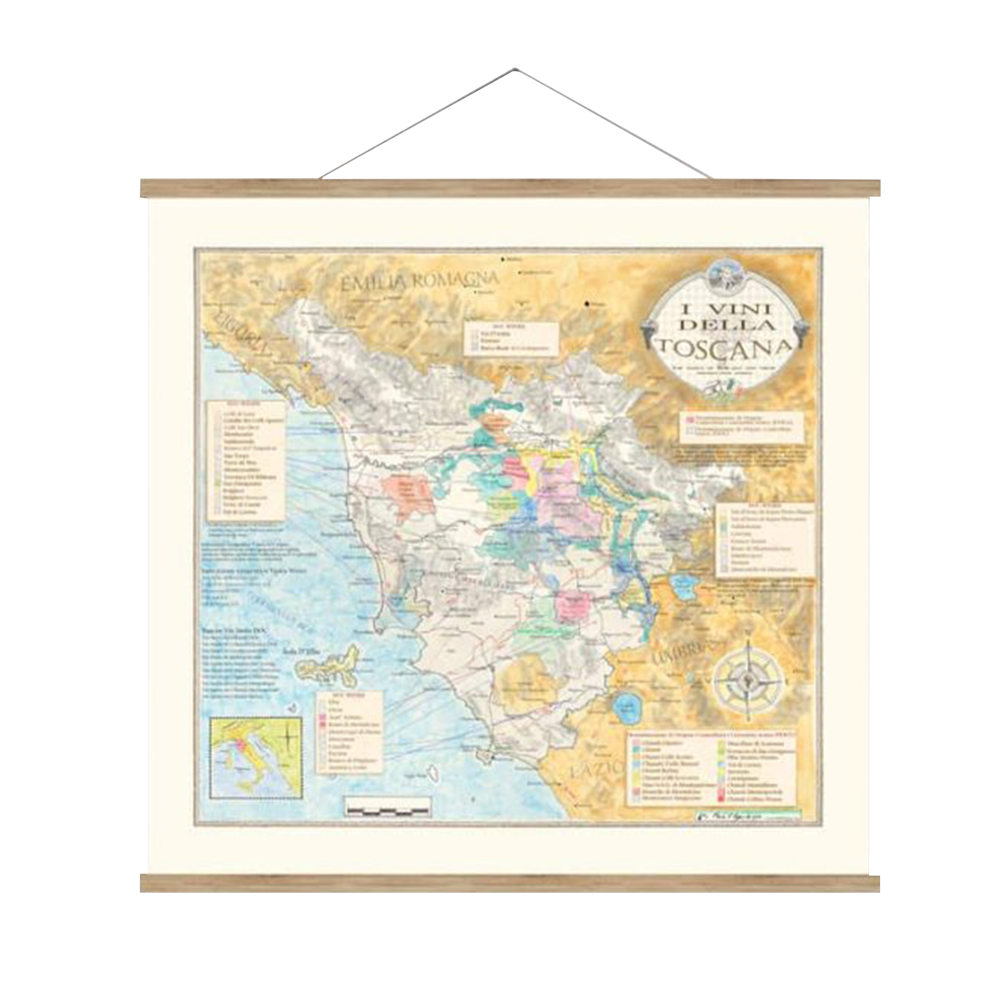 Poster - Toscane (in kleur)