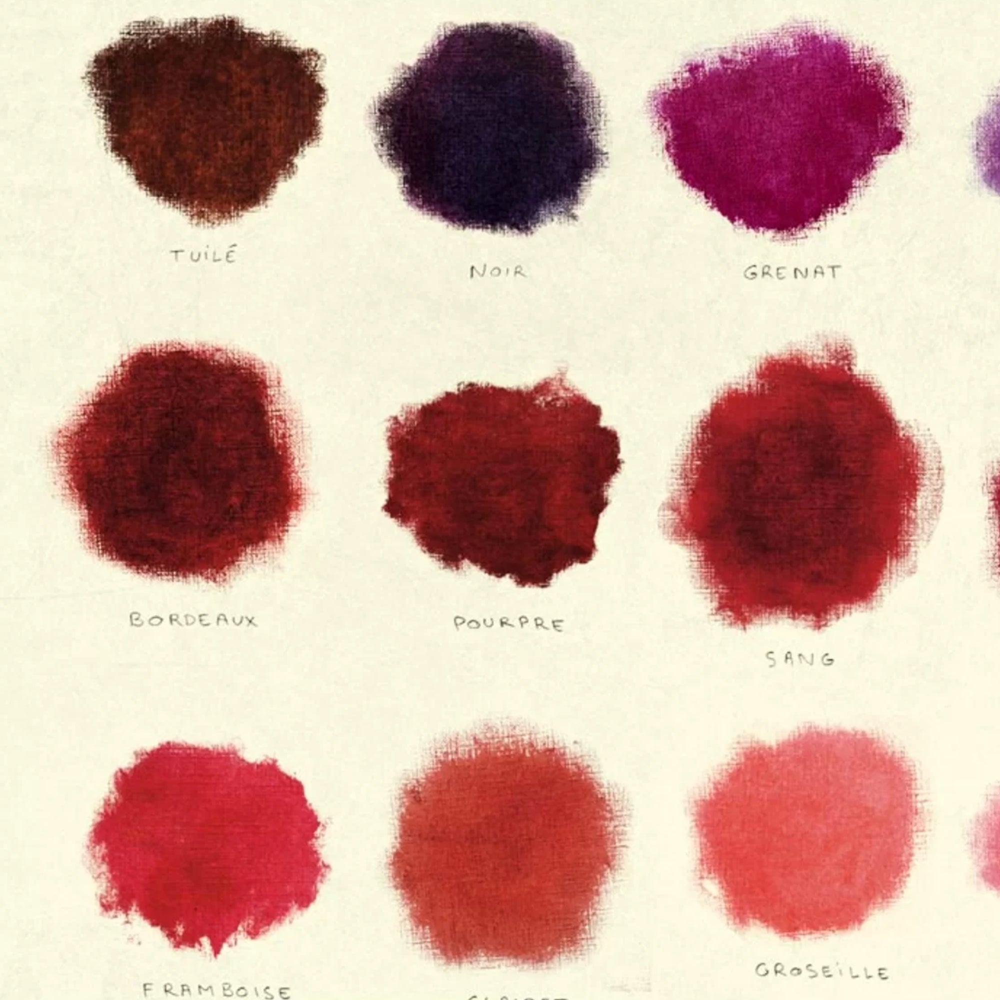 Poster - wijnkleuren