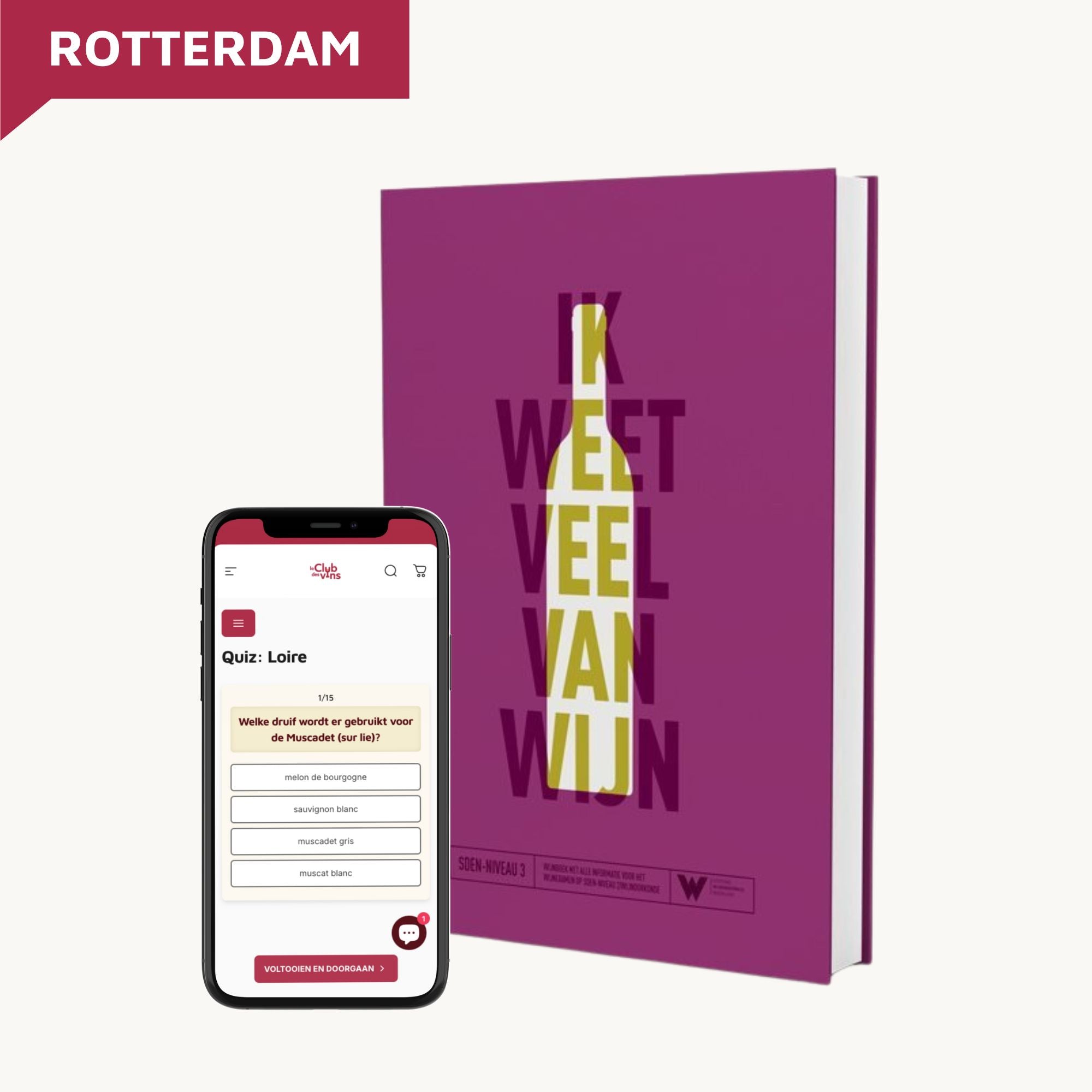 SDEN3 wijncursus in Rotterdam