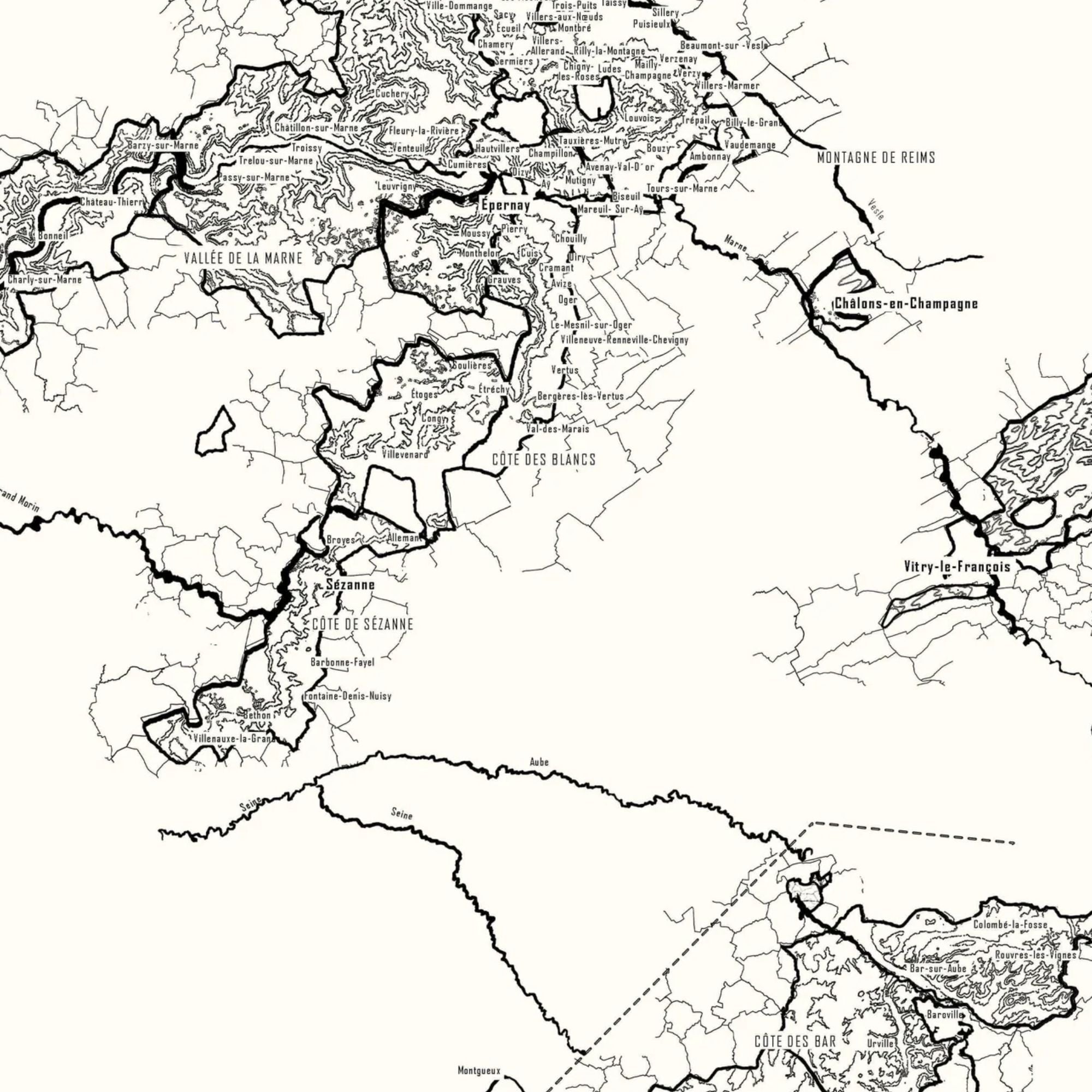 Champagne (zwart wit)