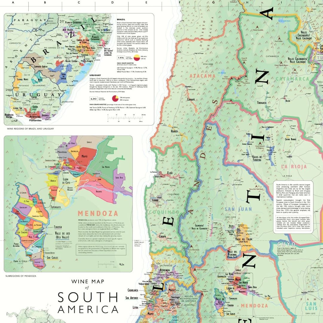 Pakket: Nieuwe Wereld (6 wijnkaarten)