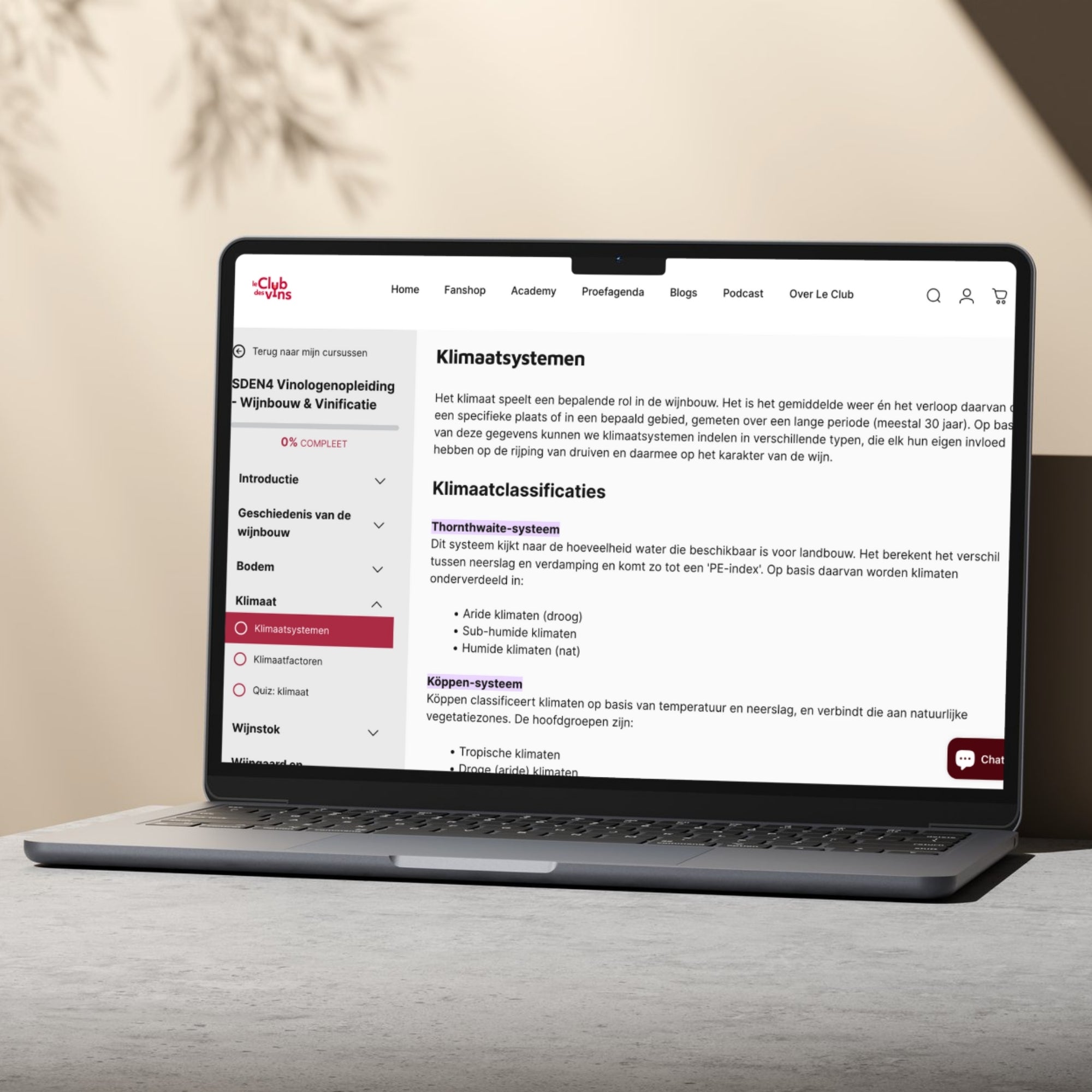 Examentraining Vinologen - Wijnbouw & Vinificatie
