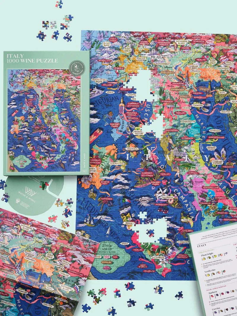 Wijnpuzzel puzzel Italië wijnland wijnliefhebber cadeau