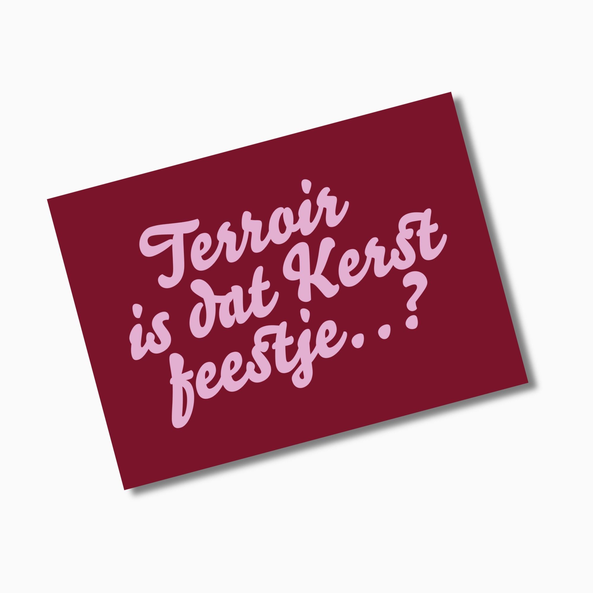 Kerstfeestje - paars