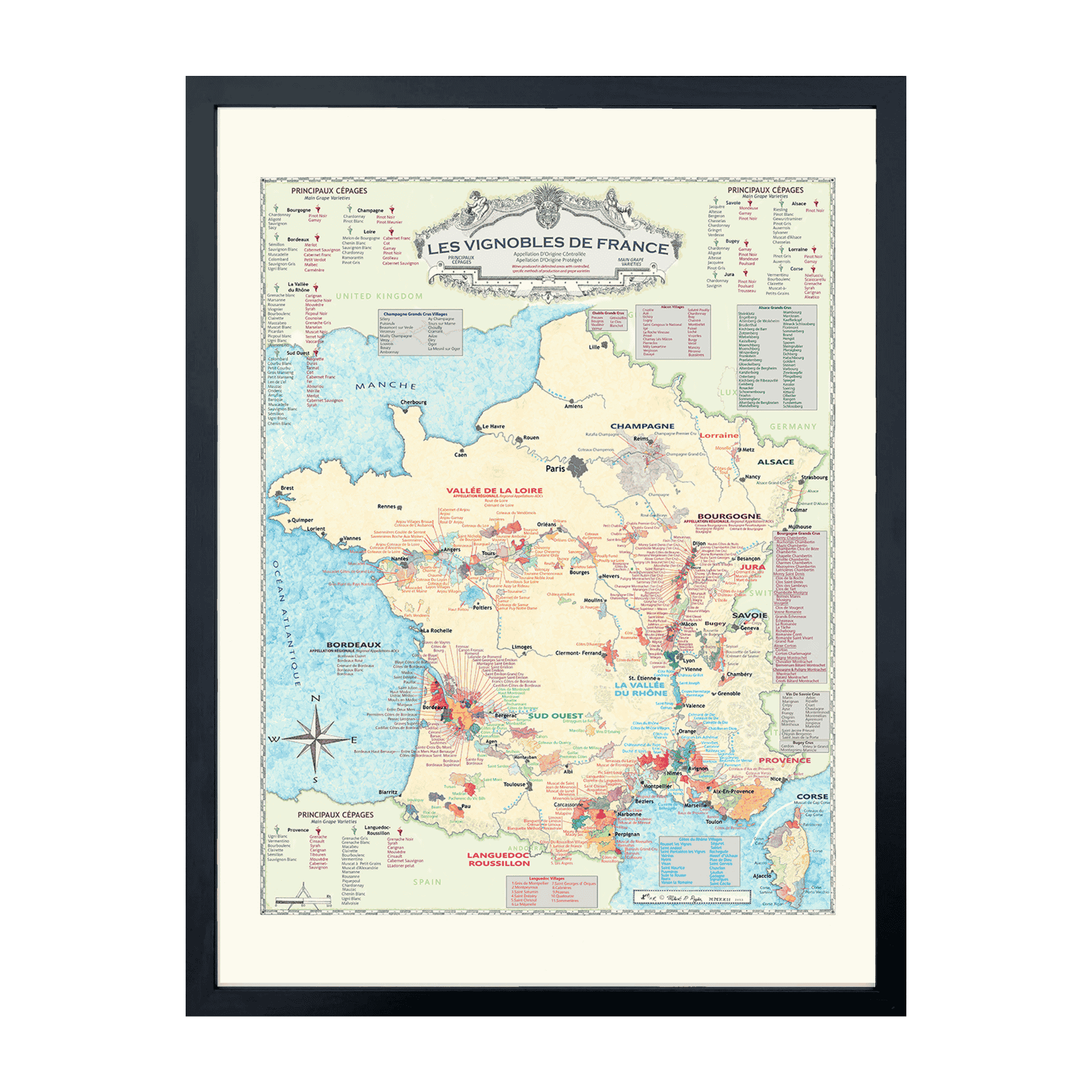 Poster - Vignobles de France