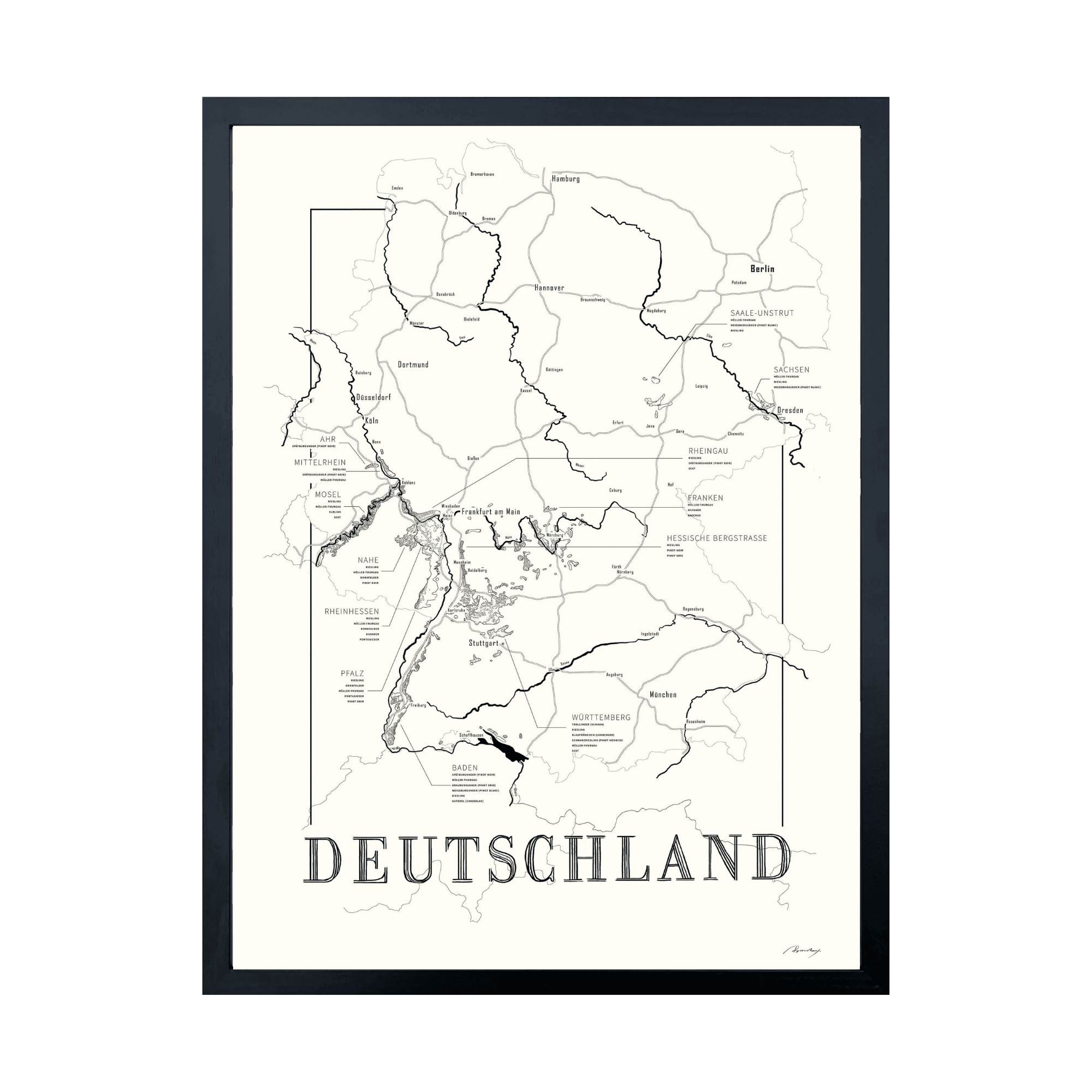 Duitsland (zwart wit)