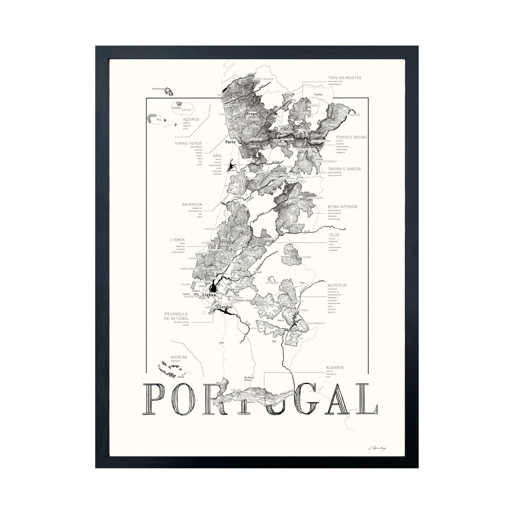 Portugal (zwart wit)