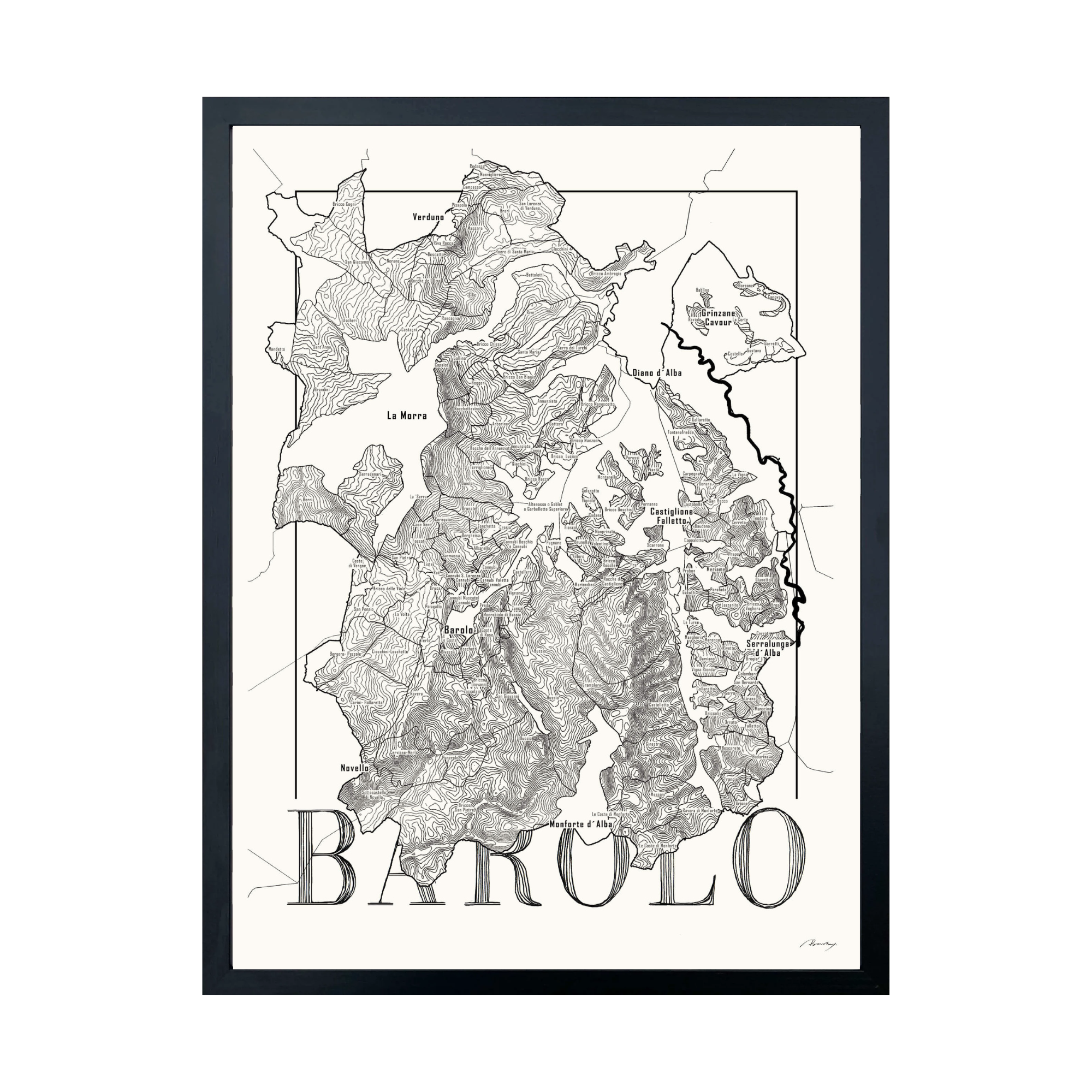 Barolo (zwart wit)