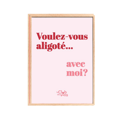 Poster A3 - Voulez vous?