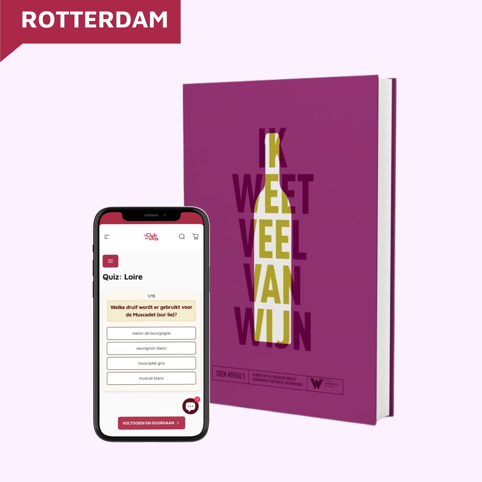 SDEN3 wijncursus in Rotterdam