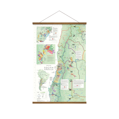 Wijnkaart Zuid-Amerika