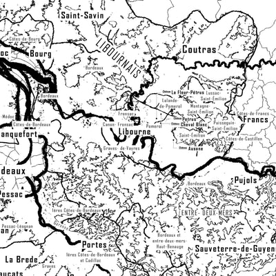 Bordeaux (black and white)