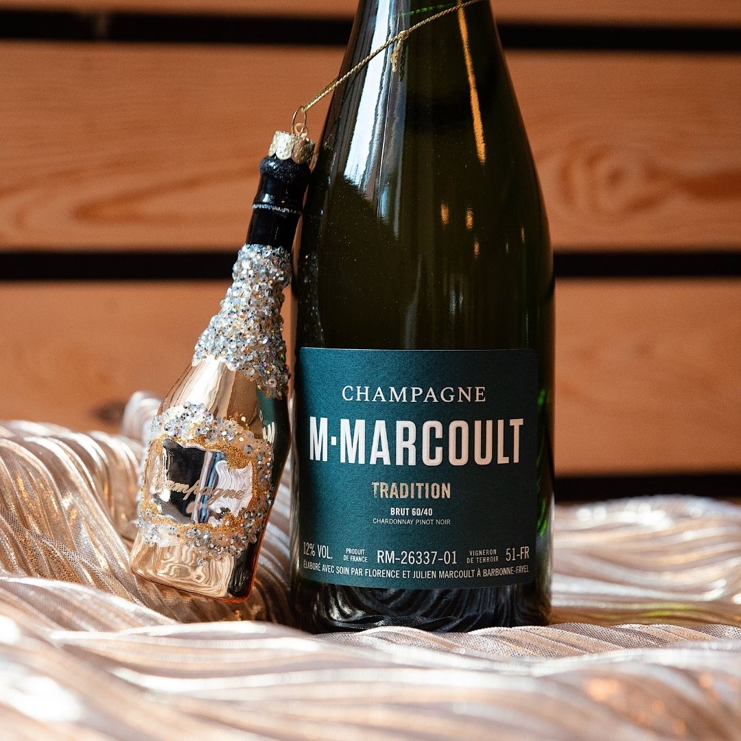 Champagne Christmas pendant