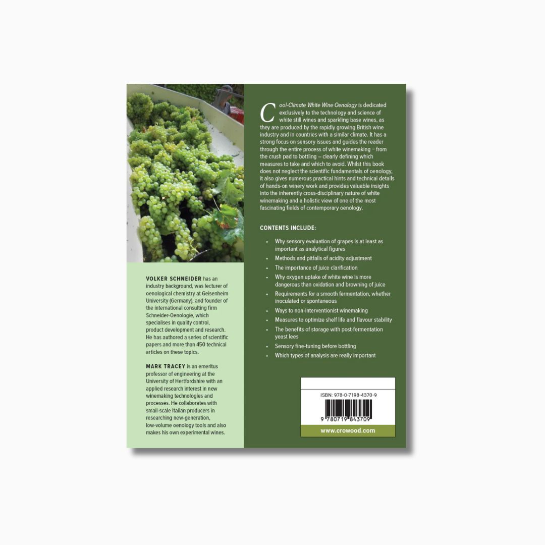 Cool Climate White Wine Oenology
