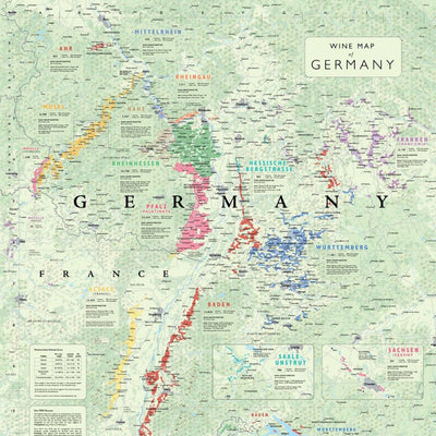 Wijnkaart Duitsland
