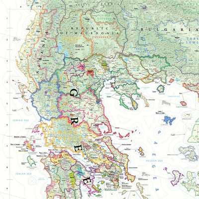 Wijnkaart Griekenland