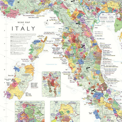 Wijnkaart Italië