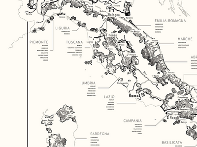 Italië (zwart wit)
