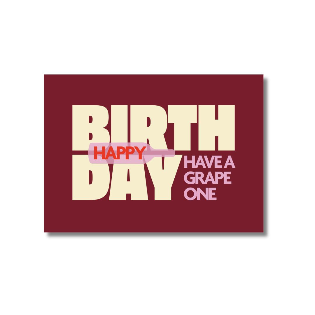 Happy b-day, grape one