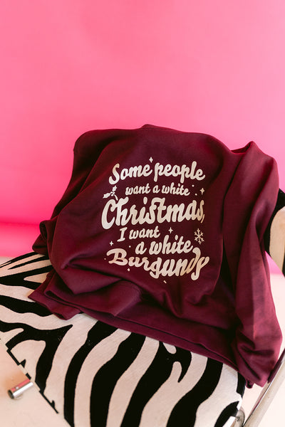 Kerst trui (Burgundy)
