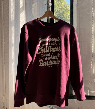 Kerst trui (Burgundy)