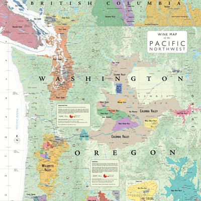 Oregon and Washington (foldable)